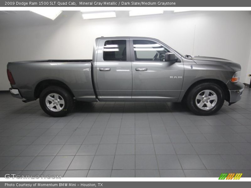 Mineral Gray Metallic / Dark Slate/Medium Graystone 2009 Dodge Ram 1500 SLT Quad Cab
