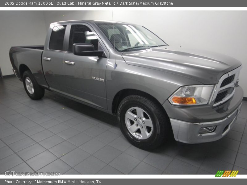 Mineral Gray Metallic / Dark Slate/Medium Graystone 2009 Dodge Ram 1500 SLT Quad Cab