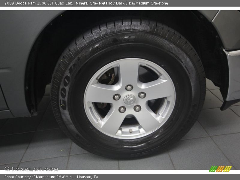 Mineral Gray Metallic / Dark Slate/Medium Graystone 2009 Dodge Ram 1500 SLT Quad Cab