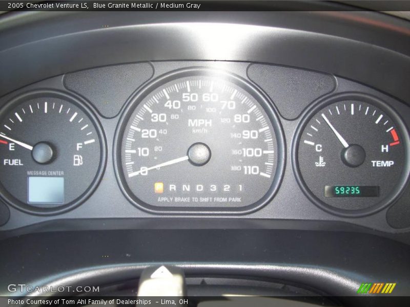 Blue Granite Metallic / Medium Gray 2005 Chevrolet Venture LS