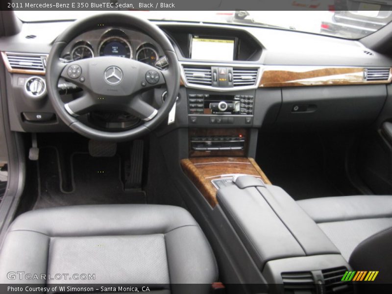 Black / Black 2011 Mercedes-Benz E 350 BlueTEC Sedan