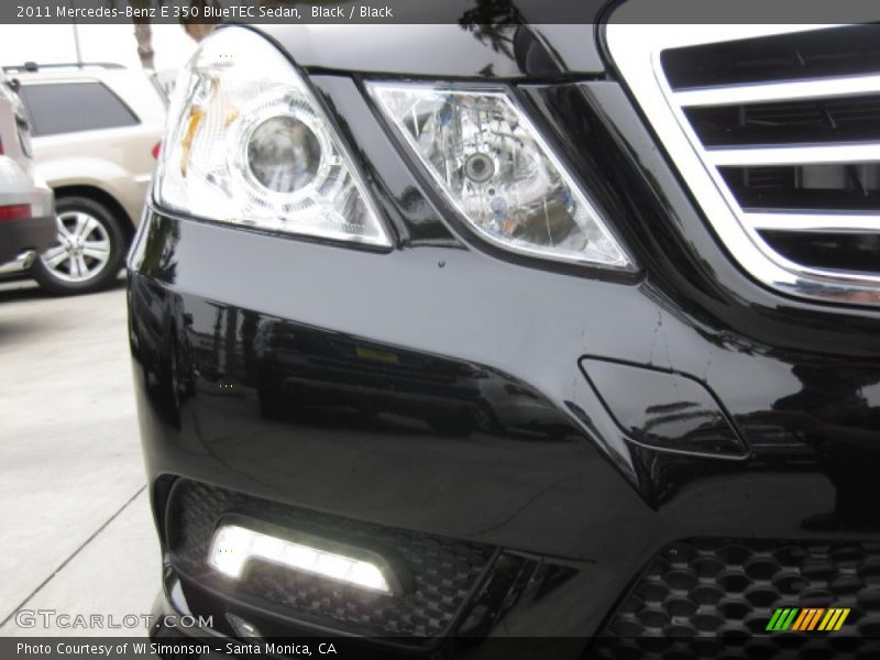 Black / Black 2011 Mercedes-Benz E 350 BlueTEC Sedan