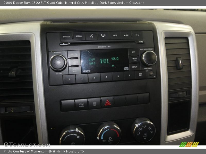 Mineral Gray Metallic / Dark Slate/Medium Graystone 2009 Dodge Ram 1500 SLT Quad Cab