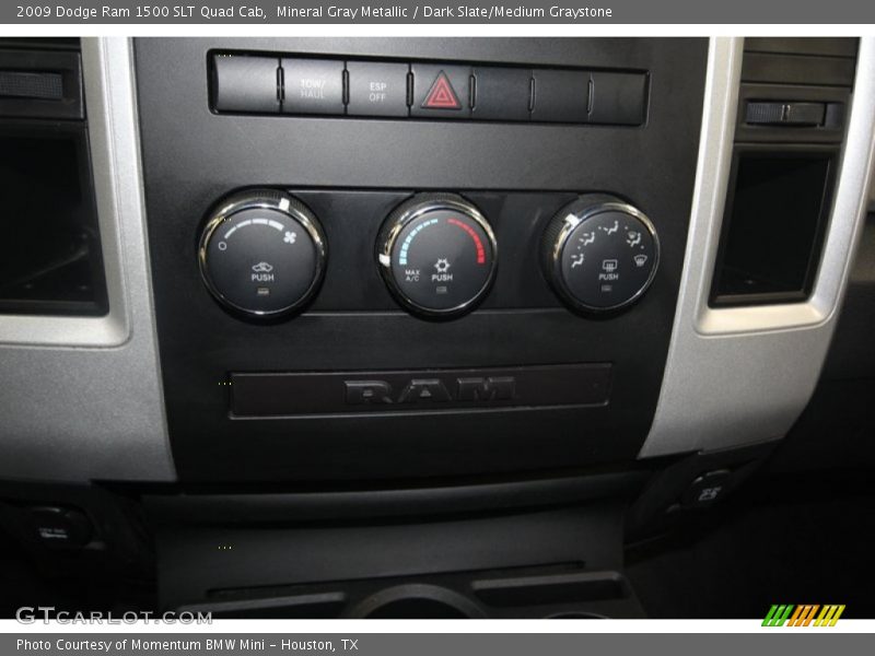 Mineral Gray Metallic / Dark Slate/Medium Graystone 2009 Dodge Ram 1500 SLT Quad Cab