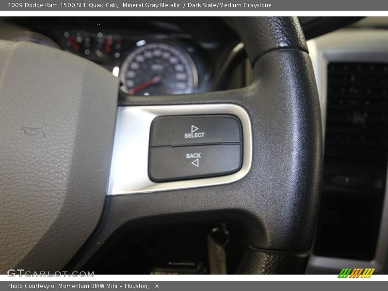 Mineral Gray Metallic / Dark Slate/Medium Graystone 2009 Dodge Ram 1500 SLT Quad Cab