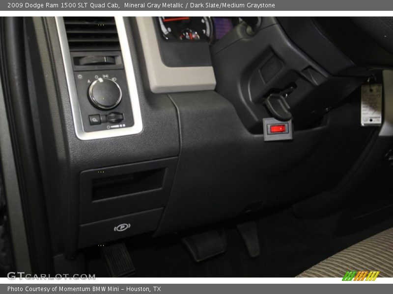 Mineral Gray Metallic / Dark Slate/Medium Graystone 2009 Dodge Ram 1500 SLT Quad Cab