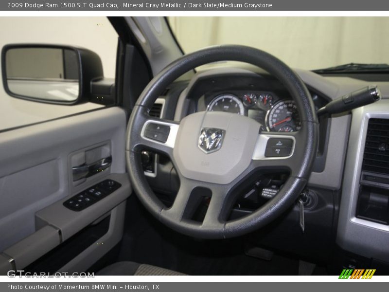 Mineral Gray Metallic / Dark Slate/Medium Graystone 2009 Dodge Ram 1500 SLT Quad Cab