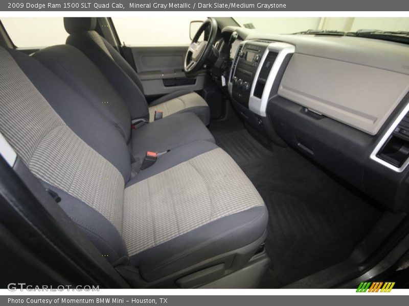 Mineral Gray Metallic / Dark Slate/Medium Graystone 2009 Dodge Ram 1500 SLT Quad Cab