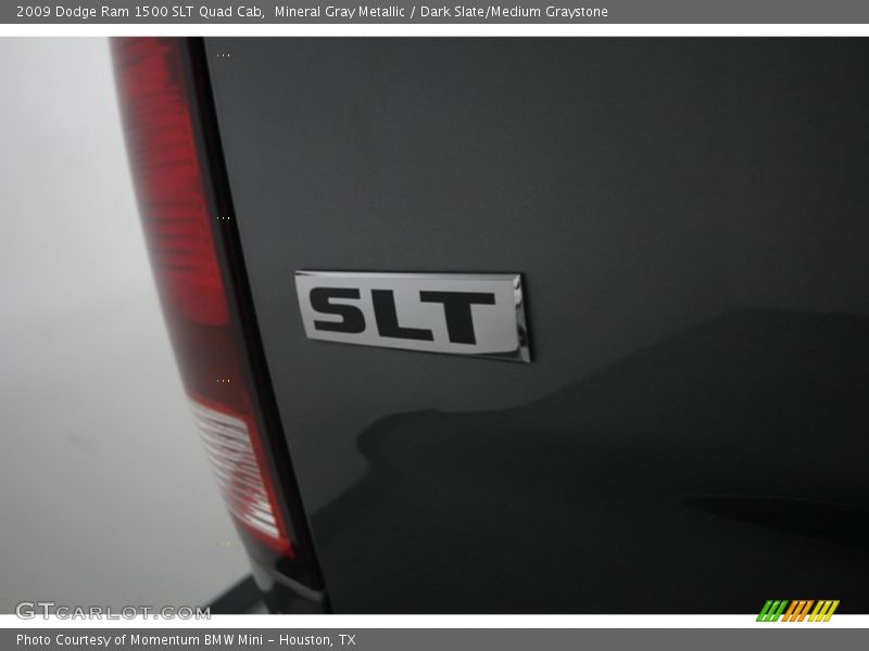 Mineral Gray Metallic / Dark Slate/Medium Graystone 2009 Dodge Ram 1500 SLT Quad Cab