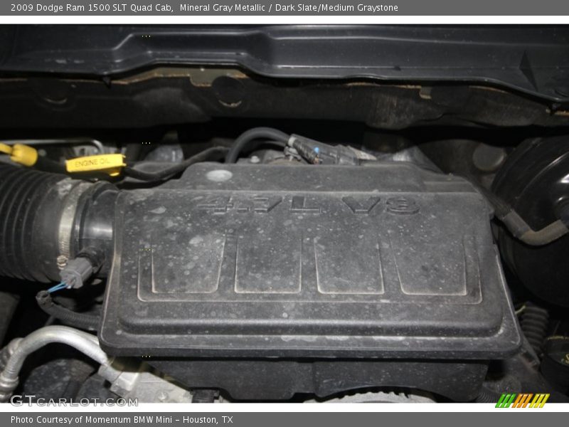 Mineral Gray Metallic / Dark Slate/Medium Graystone 2009 Dodge Ram 1500 SLT Quad Cab