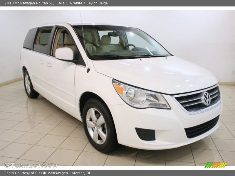 Calla Lilly White / Ceylon Beige 2010 Volkswagen Routan SE