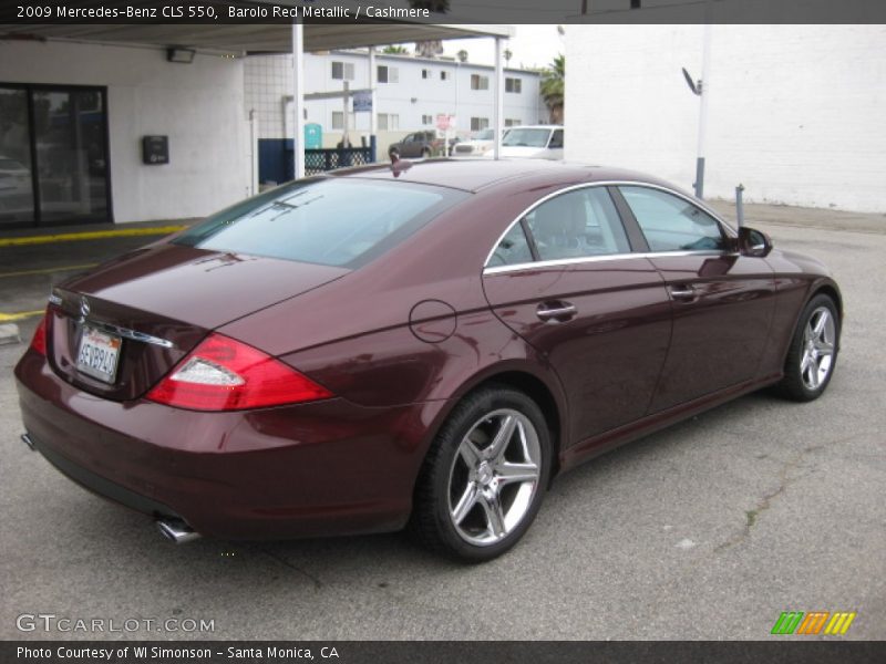 Barolo Red Metallic / Cashmere 2009 Mercedes-Benz CLS 550