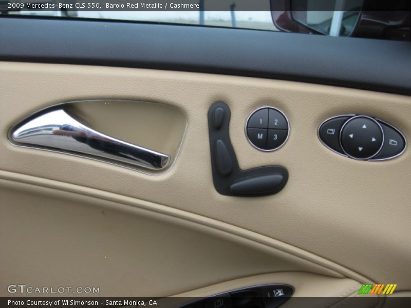Barolo Red Metallic / Cashmere 2009 Mercedes-Benz CLS 550