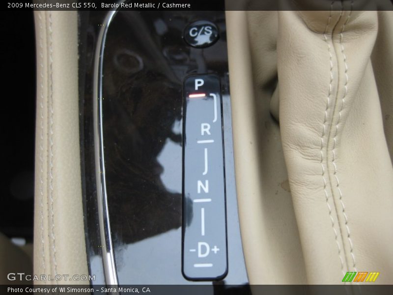 Barolo Red Metallic / Cashmere 2009 Mercedes-Benz CLS 550