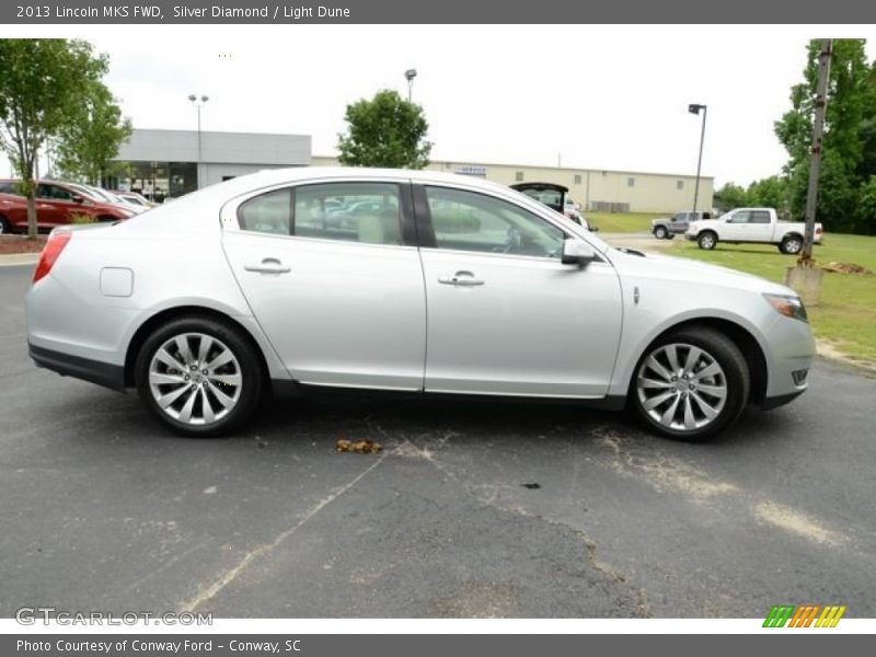 Silver Diamond / Light Dune 2013 Lincoln MKS FWD