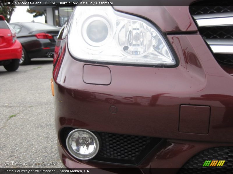 Barolo Red Metallic / Cashmere 2009 Mercedes-Benz CLS 550