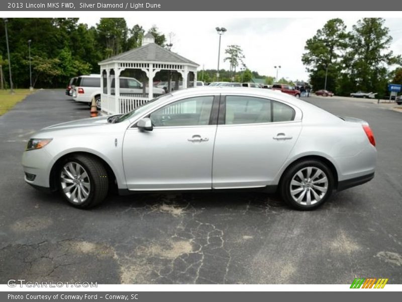 Silver Diamond / Light Dune 2013 Lincoln MKS FWD