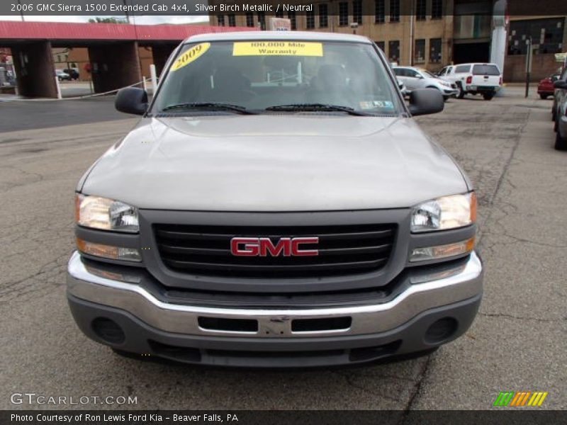 Silver Birch Metallic / Neutral 2006 GMC Sierra 1500 Extended Cab 4x4