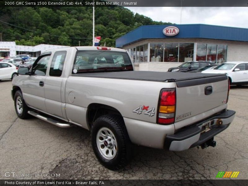 Silver Birch Metallic / Neutral 2006 GMC Sierra 1500 Extended Cab 4x4