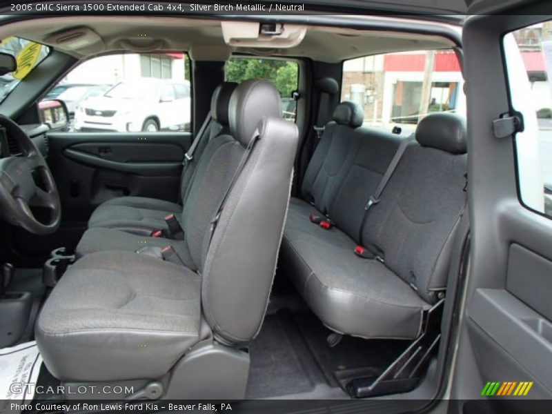 Silver Birch Metallic / Neutral 2006 GMC Sierra 1500 Extended Cab 4x4