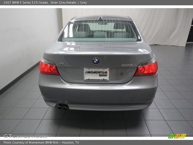 Silver Grey Metallic / Grey 2007 BMW 5 Series 525i Sedan