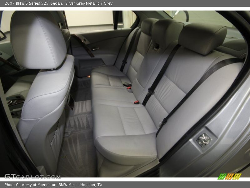 Silver Grey Metallic / Grey 2007 BMW 5 Series 525i Sedan