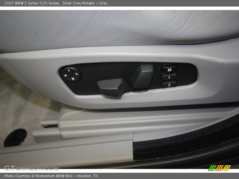 Silver Grey Metallic / Grey 2007 BMW 5 Series 525i Sedan