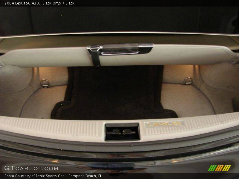 Black Onyx / Black 2004 Lexus SC 430