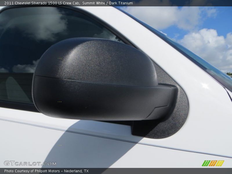 Summit White / Dark Titanium 2011 Chevrolet Silverado 1500 LS Crew Cab