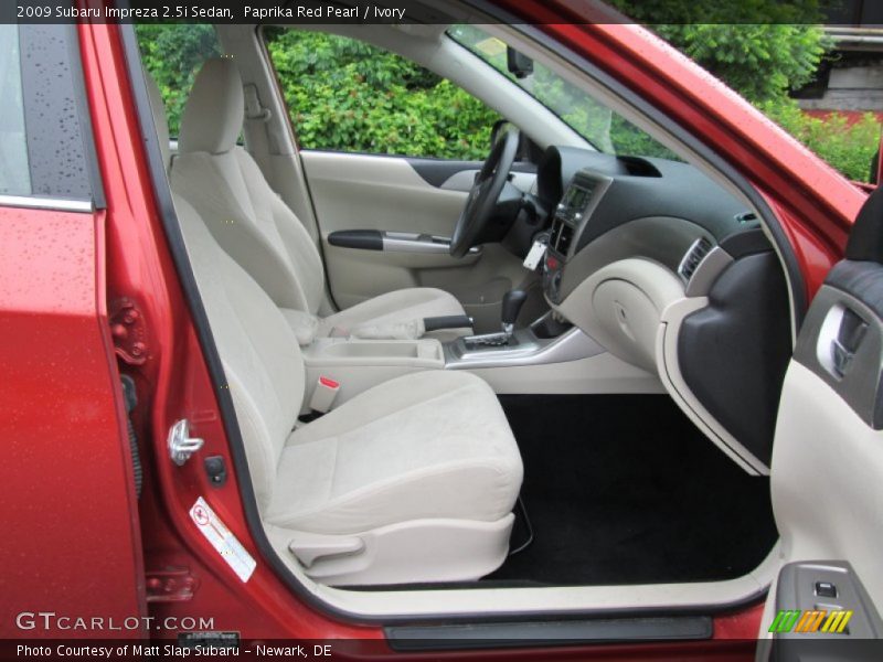 Paprika Red Pearl / Ivory 2009 Subaru Impreza 2.5i Sedan