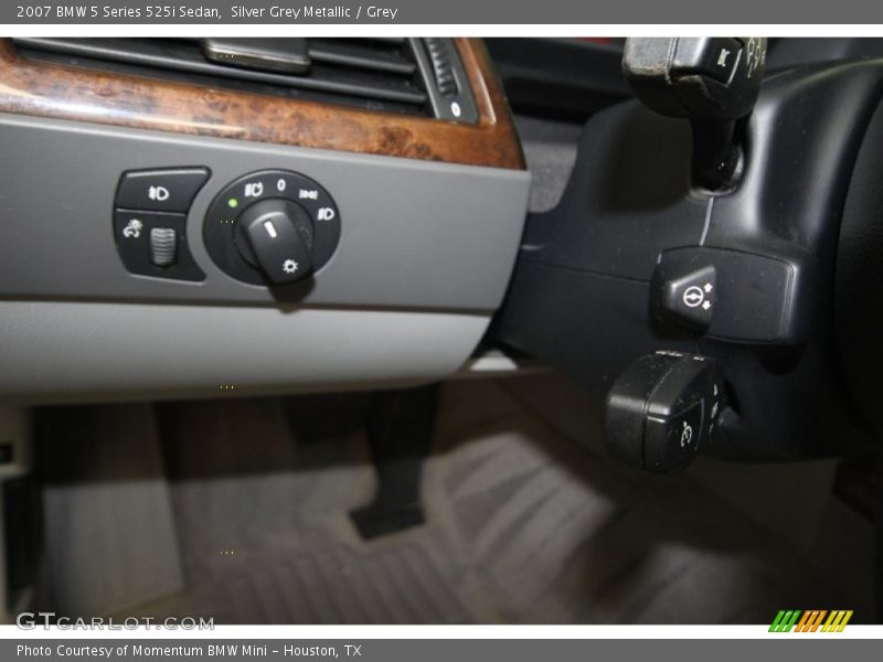 Silver Grey Metallic / Grey 2007 BMW 5 Series 525i Sedan