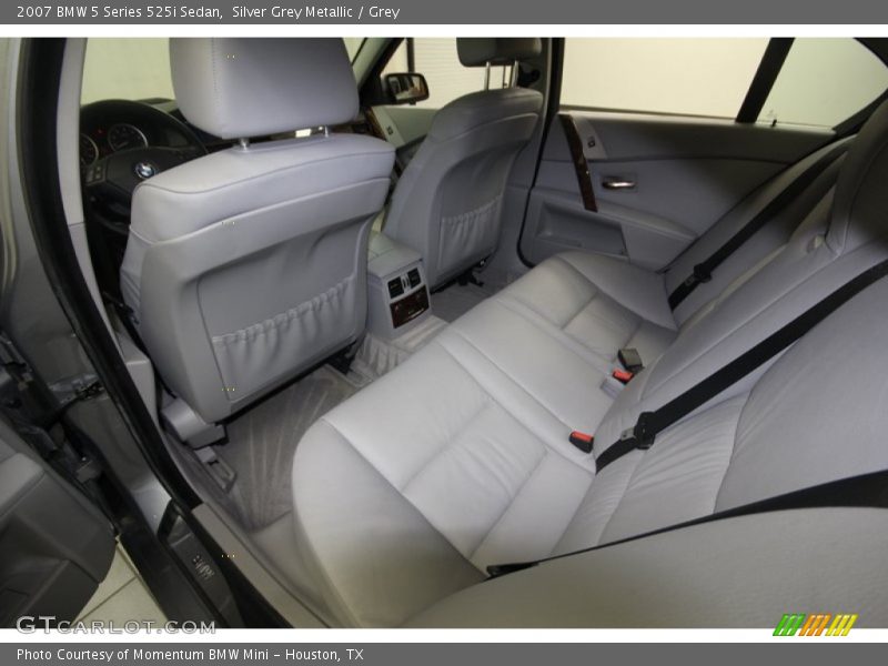 Silver Grey Metallic / Grey 2007 BMW 5 Series 525i Sedan