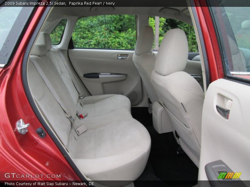 Paprika Red Pearl / Ivory 2009 Subaru Impreza 2.5i Sedan