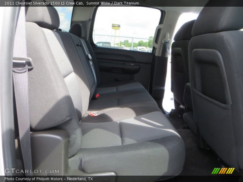 Summit White / Dark Titanium 2011 Chevrolet Silverado 1500 LS Crew Cab