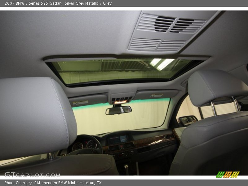 Silver Grey Metallic / Grey 2007 BMW 5 Series 525i Sedan