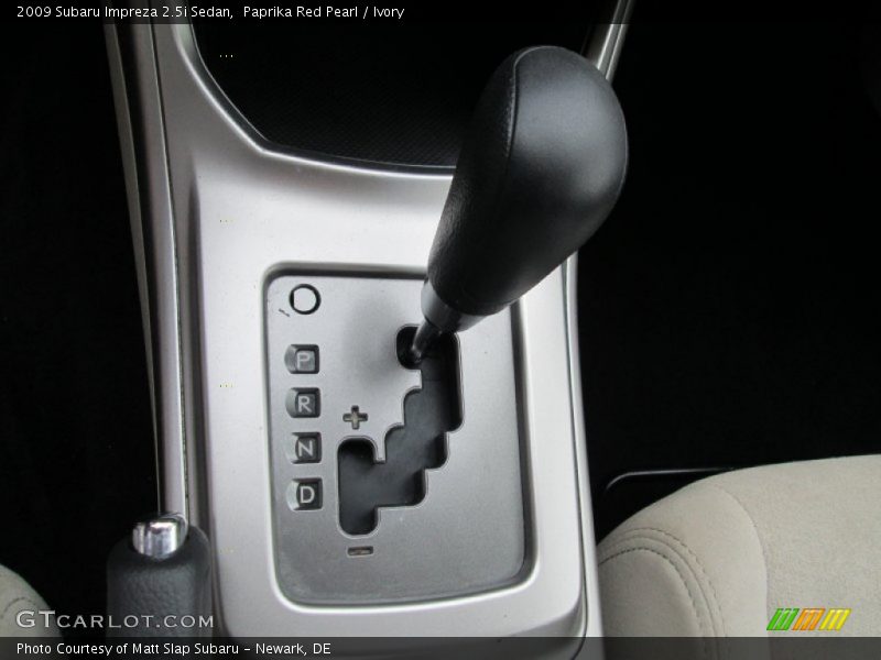 Paprika Red Pearl / Ivory 2009 Subaru Impreza 2.5i Sedan