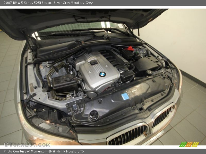 Silver Grey Metallic / Grey 2007 BMW 5 Series 525i Sedan
