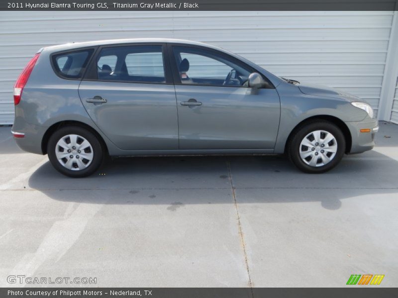 Titanium Gray Metallic / Black 2011 Hyundai Elantra Touring GLS