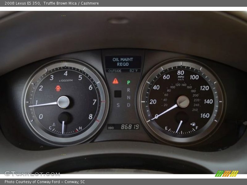 Truffle Brown Mica / Cashmere 2008 Lexus ES 350