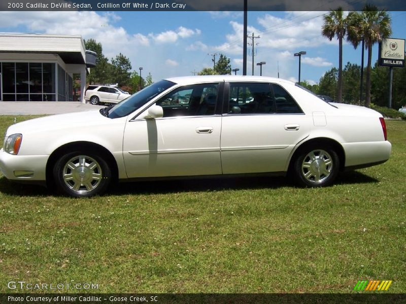 Cotillion Off White / Dark Gray 2003 Cadillac DeVille Sedan