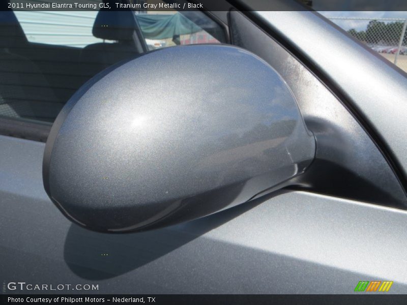 Titanium Gray Metallic / Black 2011 Hyundai Elantra Touring GLS