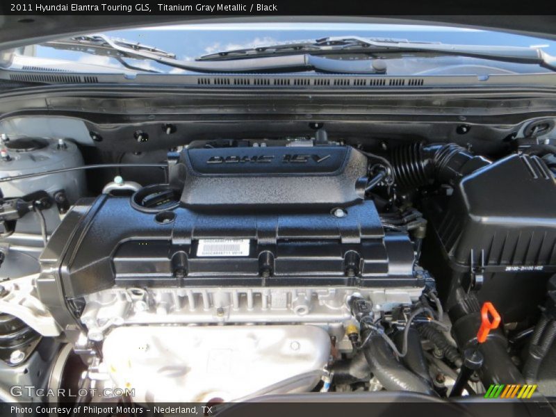Titanium Gray Metallic / Black 2011 Hyundai Elantra Touring GLS