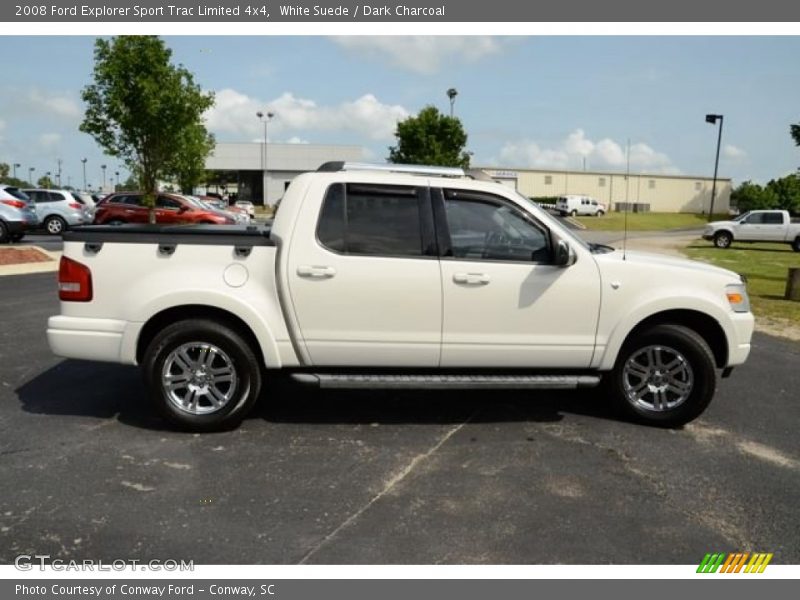 White Suede / Dark Charcoal 2008 Ford Explorer Sport Trac Limited 4x4