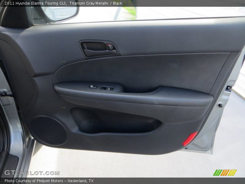 Titanium Gray Metallic / Black 2011 Hyundai Elantra Touring GLS