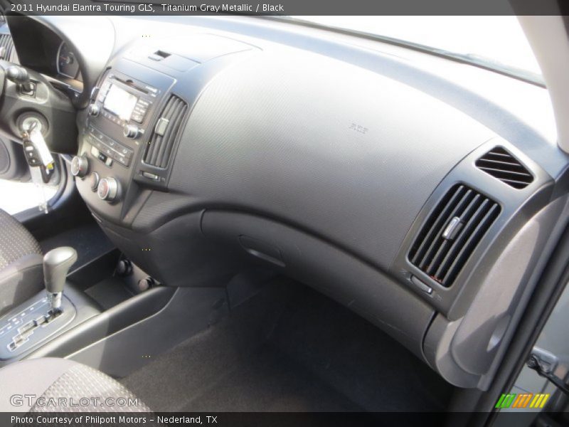 Titanium Gray Metallic / Black 2011 Hyundai Elantra Touring GLS