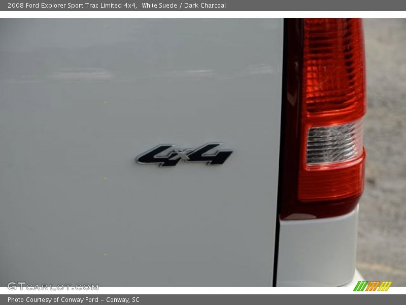 White Suede / Dark Charcoal 2008 Ford Explorer Sport Trac Limited 4x4