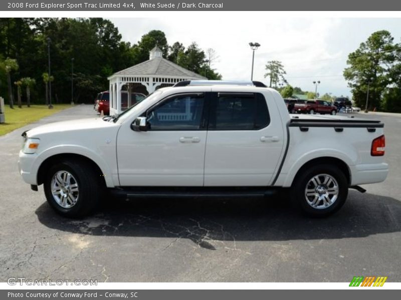 White Suede / Dark Charcoal 2008 Ford Explorer Sport Trac Limited 4x4