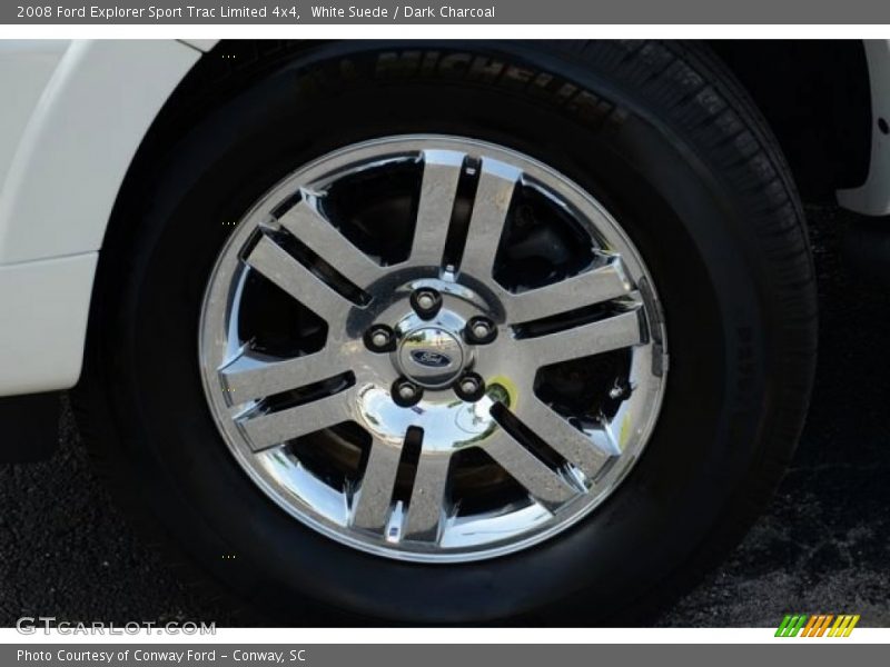 White Suede / Dark Charcoal 2008 Ford Explorer Sport Trac Limited 4x4