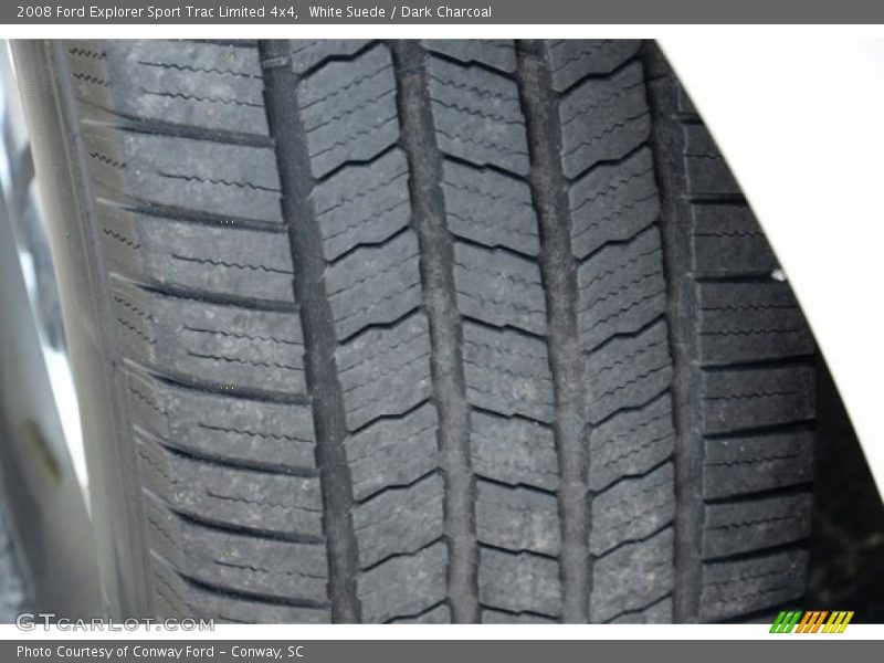 White Suede / Dark Charcoal 2008 Ford Explorer Sport Trac Limited 4x4