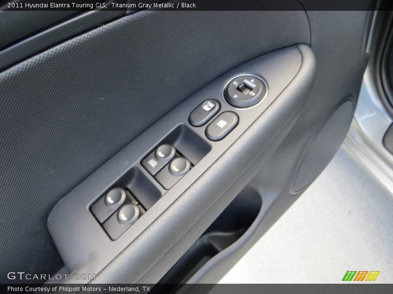Titanium Gray Metallic / Black 2011 Hyundai Elantra Touring GLS